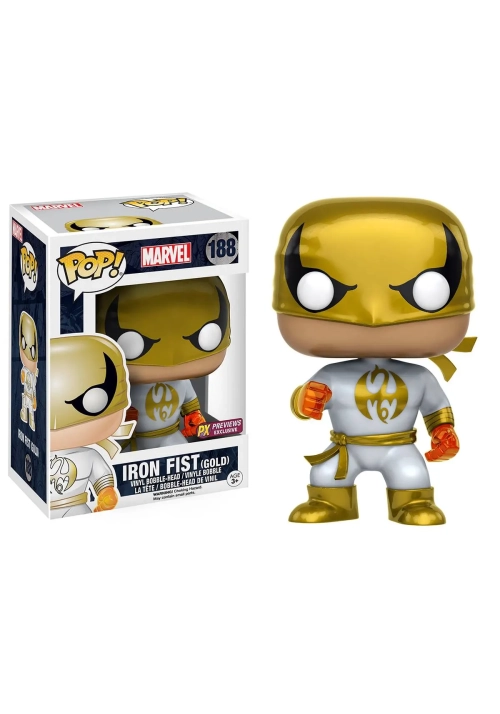 FCBD 2017 POP MARVEL IRON FIST PX VINYL FIGURINE WHITE COSTUME VERSION