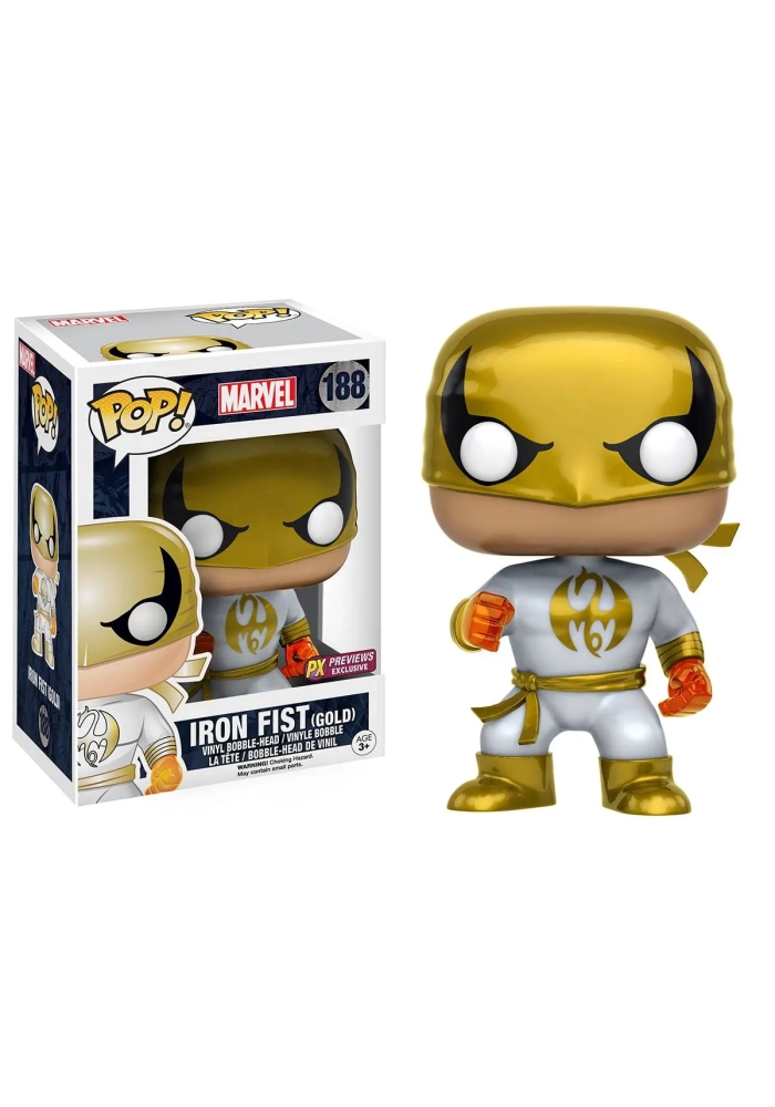 FCBD 2017 POP MARVEL IRON FIST PX VIN FIG WHITE COSTUME VER