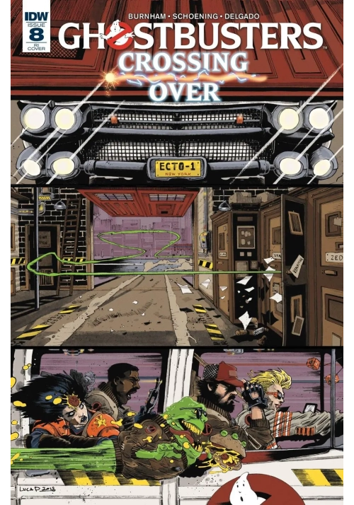 GHOSTBUSTERS CROSSING OVER #8 10 COPY INCV PIZZARI