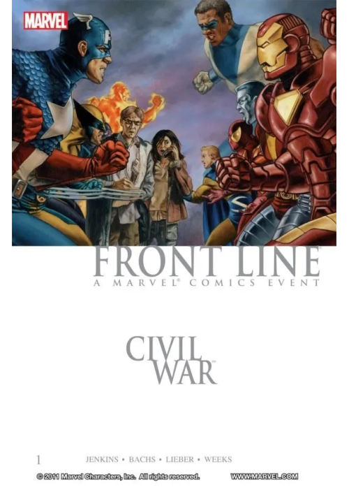 CIVIL WAR FRONT LINE TP