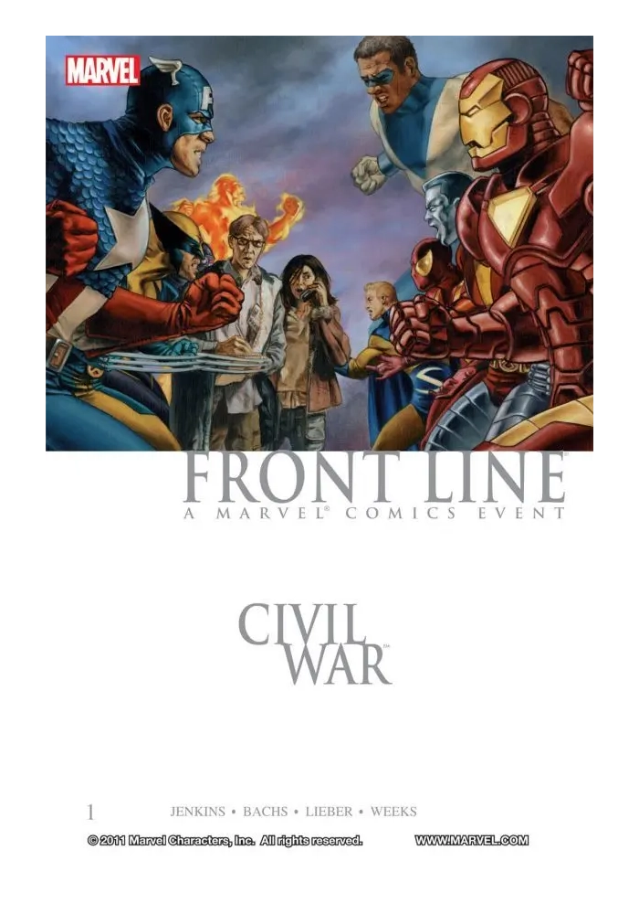 CIVIL WAR FRONT LINE TP