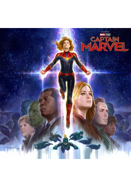 MARVELS CAPTAIN MARVEL HC ART OF MOVIE SLIPCASE