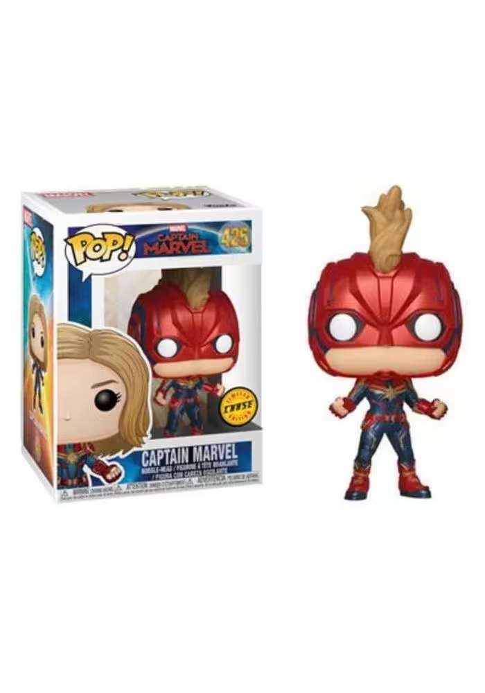POP MARVEL CAPTAIN MARVEL CAPTAIN MARVEL VINYL FIGURINE CHASE EDITION
