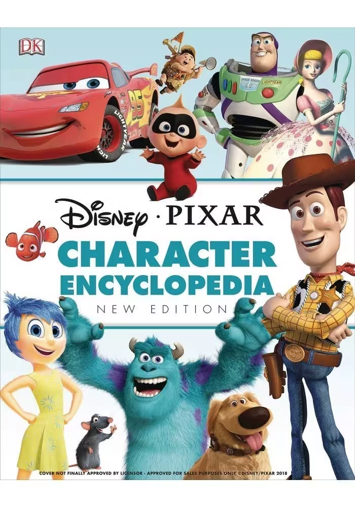 DISNEY PIXAR CHARACTER ENCYCLOPEDIA NEW ED HC