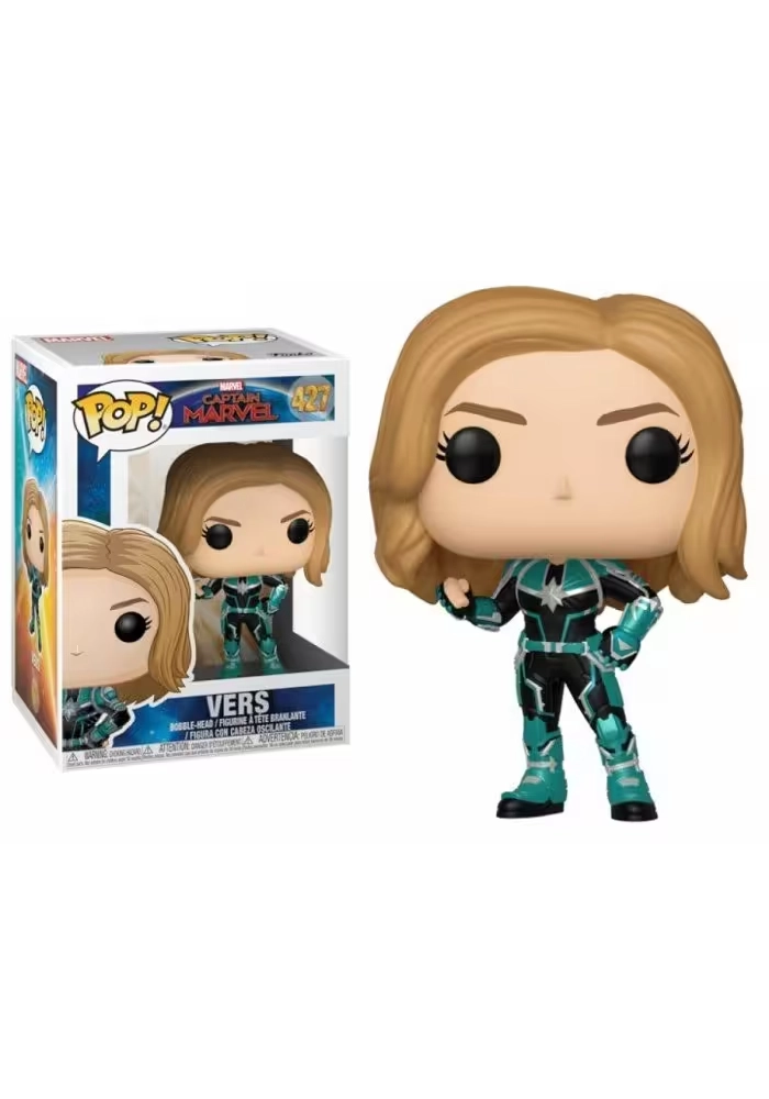 POP MARVEL CAPTAIN MARVEL VERS VINYL FIGURE